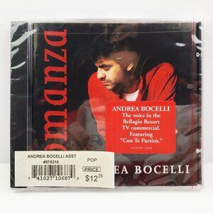 Andrea Bocelli Romanza CD Operatic Classic Vocal Ballad Music 1996 Sealed